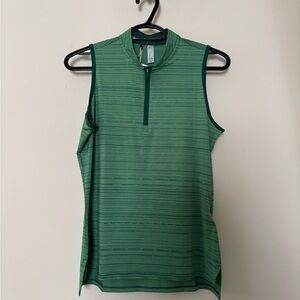 Adidas quarter zip up golf tank